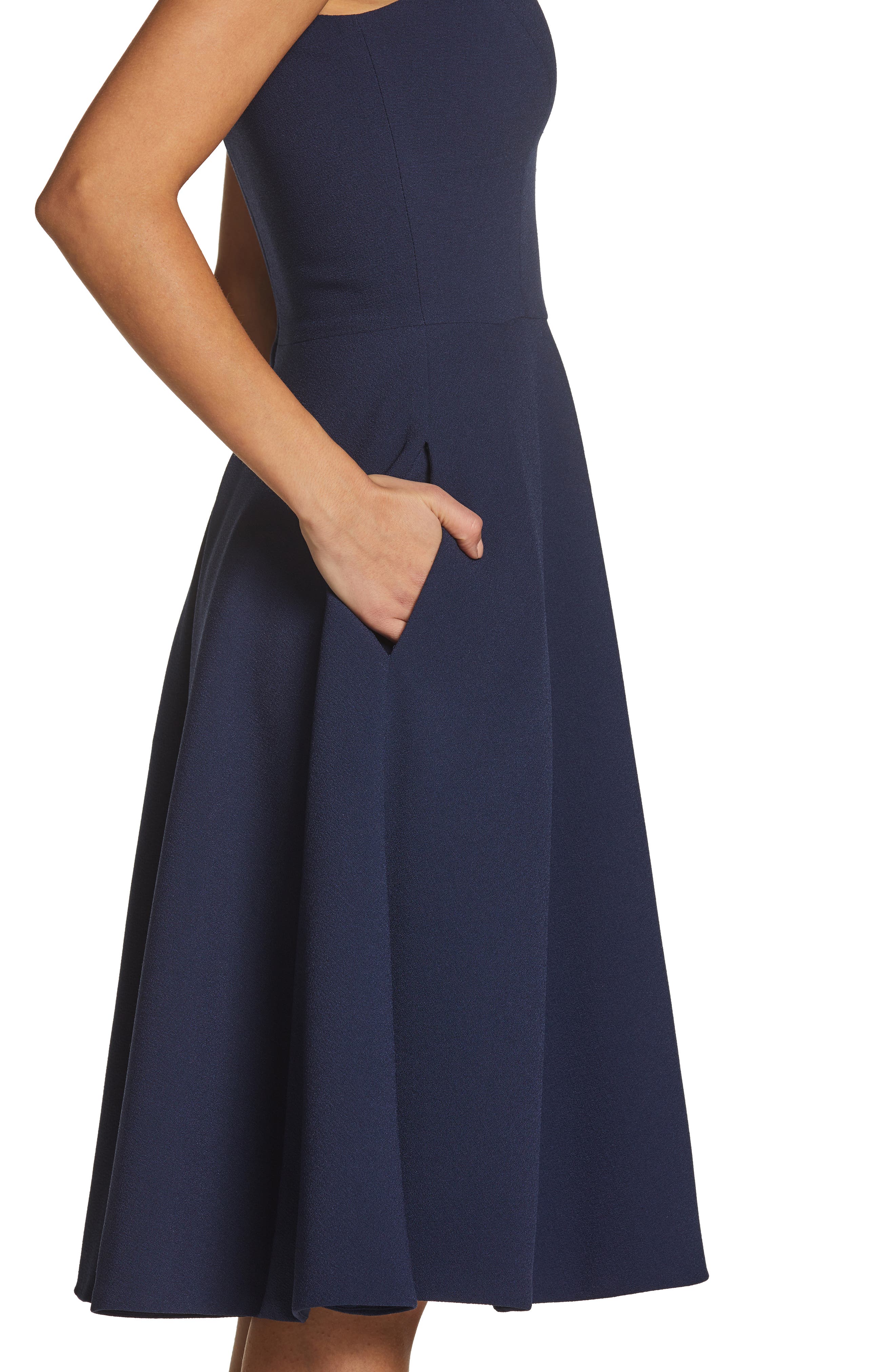 catalina tea length fit & flare dress