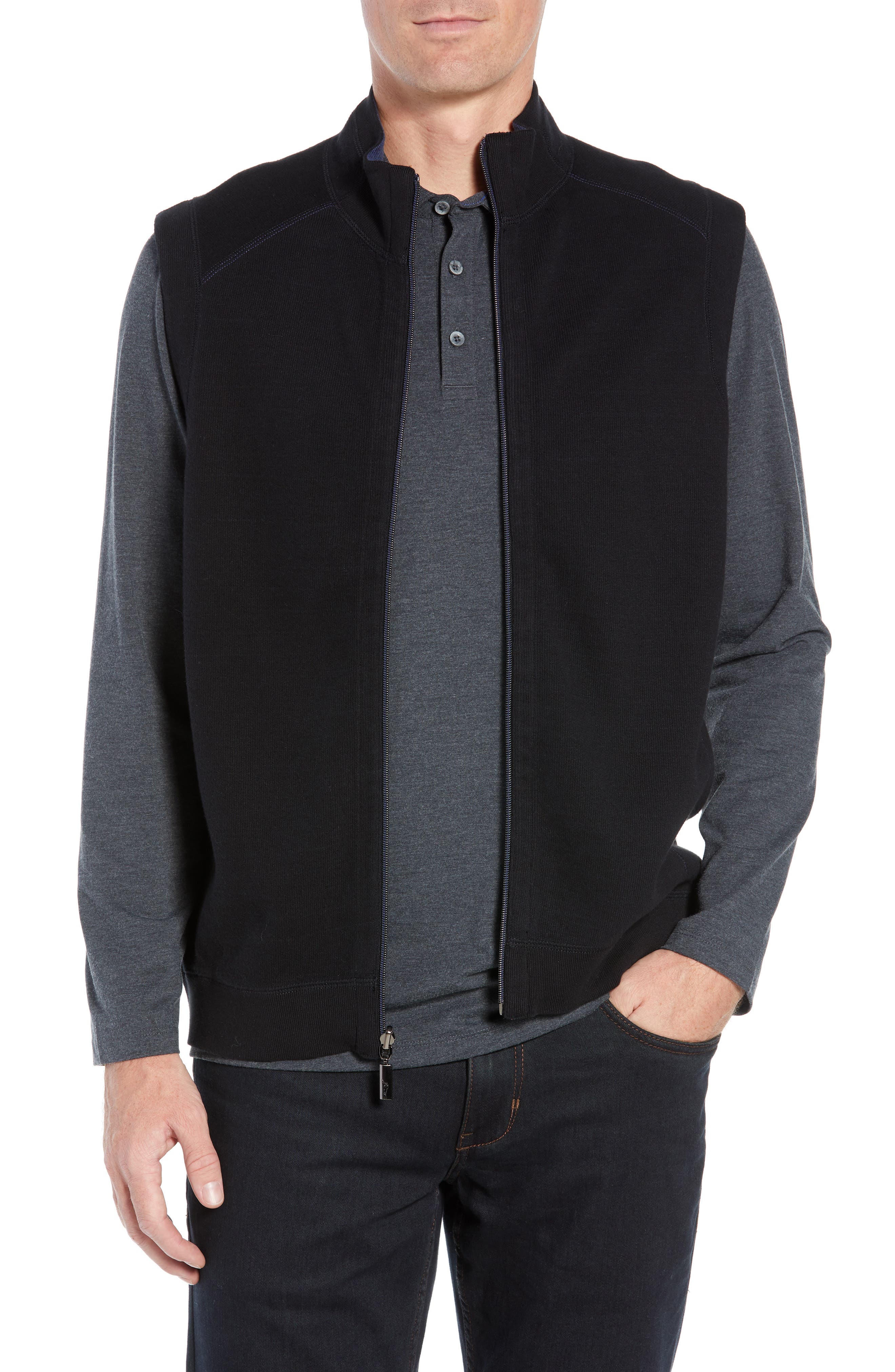 Tommy Bahama Flip Side Reversible Zip Vest