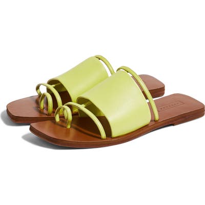 Topshop Fortune Slide Sandal - Green