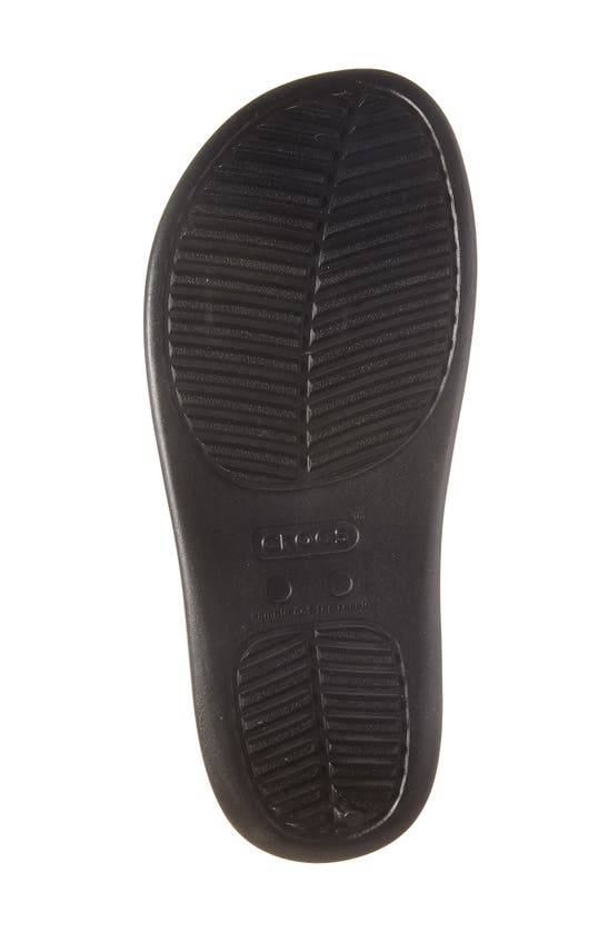 Shop Crocs Getaway Platform Flip Flop In Black