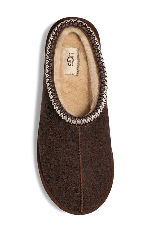 Shop Ugg(r) Tasman Slipper In Burnt Cedar Distressed Suede