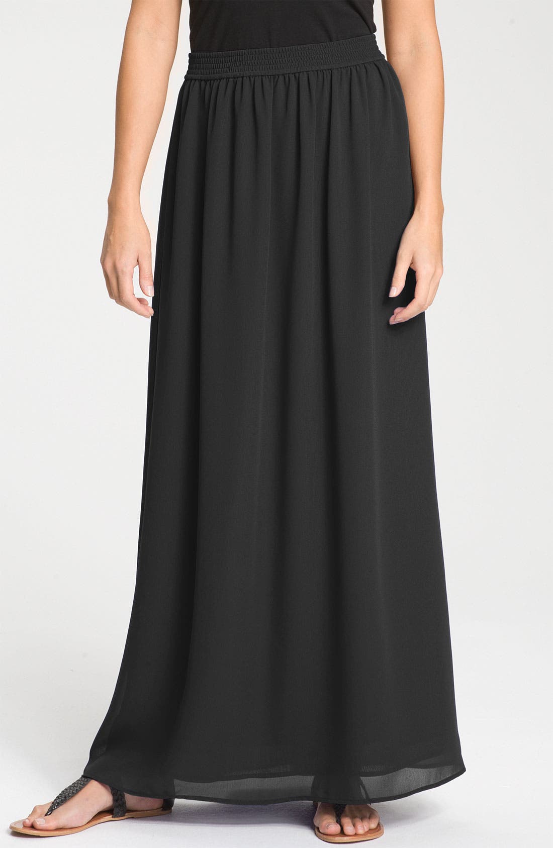 Halogen® Chiffon Maxi Skirt Nordstrom