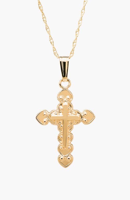 Mignonette 14k Gold Cross Necklace at Nordstrom