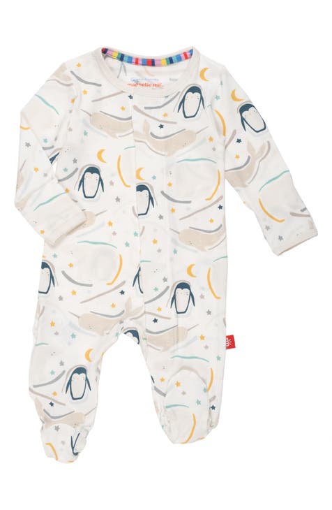 Angel Dear Ditsy Hedgehog Zip Footed Coverall (Baby) at Nordstrom Rack - Baby Girls Rompers & One-Pieces