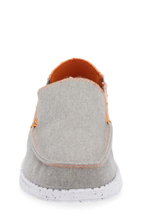 Shop Deer Stags Kids' Kick Back Jr Slip-on Sneaker In Grey/orange
