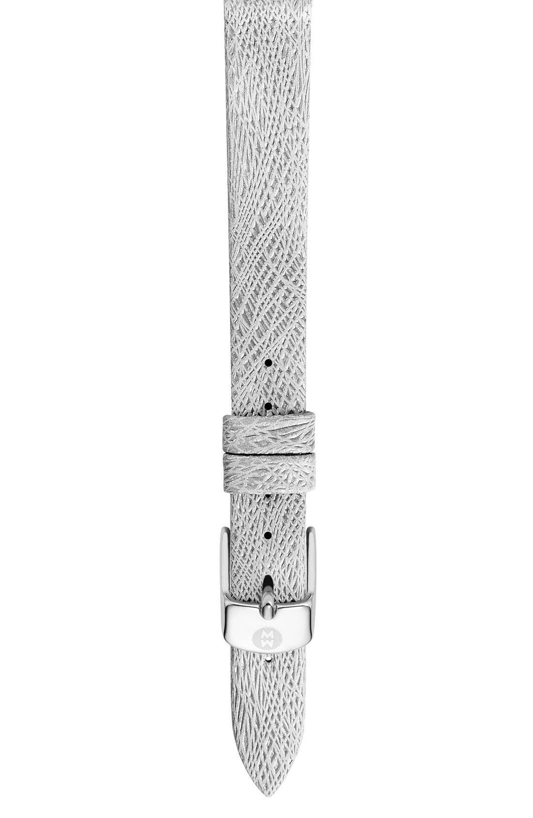 MICHELE 12mm Leather Watch Band Nordstrom