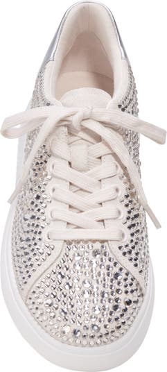 kate spade new york Lift Leather Rhinestone Embellished Sneakers