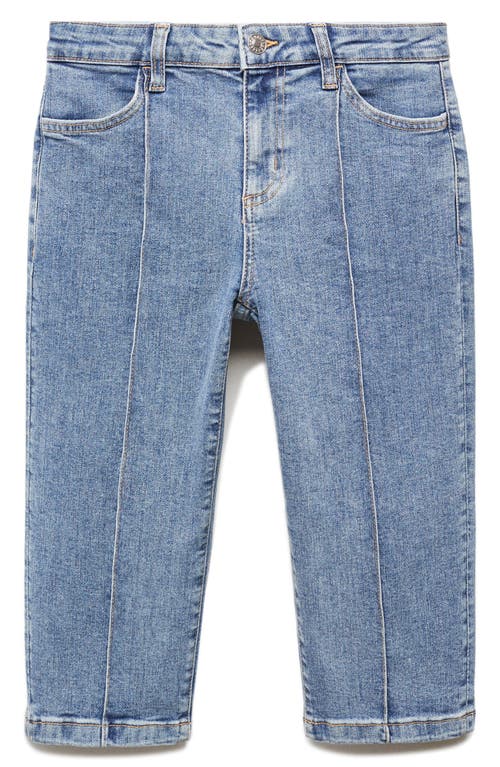 Shop Mango Lora Skinny Capri Jeans In Open Blue