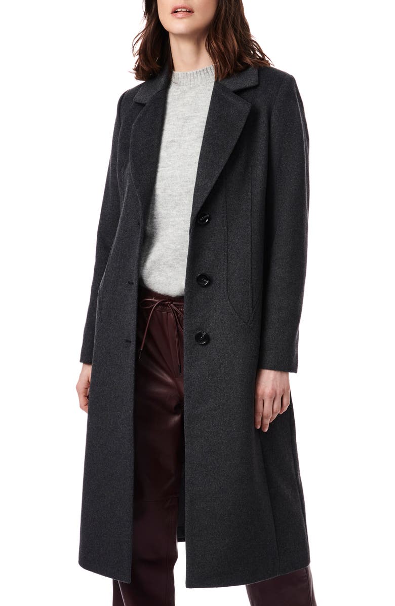 Bernardo Tailored Wool Blend Coat | Nordstrom