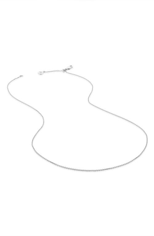 Monica Vinader Chain Link Necklace in Silver at Nordstrom