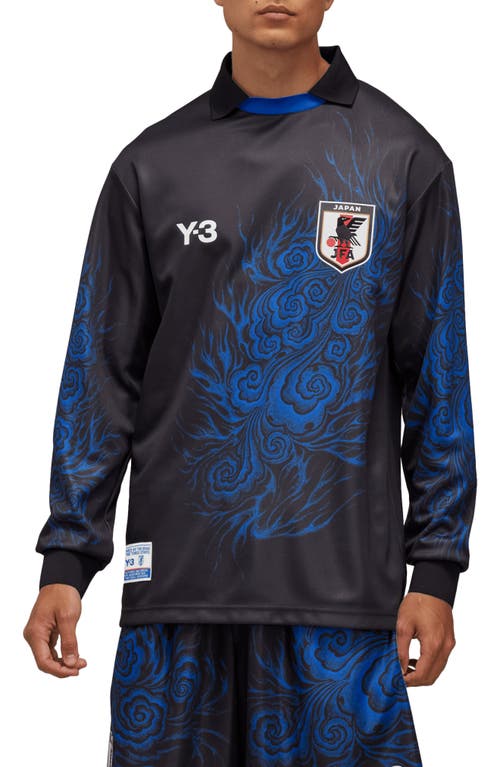 Shop Y-3 X Jfa Long Sleeve Recycled Polyester T-shirt In Black