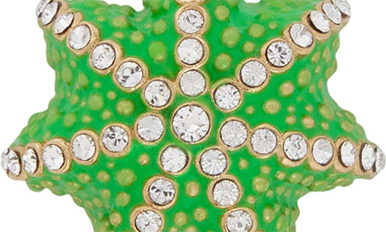 Shop Oscar De La Renta Cactus Stud Earrings In Green
