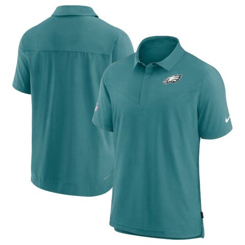 NFL Philadelphia Eagles NIKE Dri-Fit Sideline Coaches Polo Golf Shirt  Men's 2XL