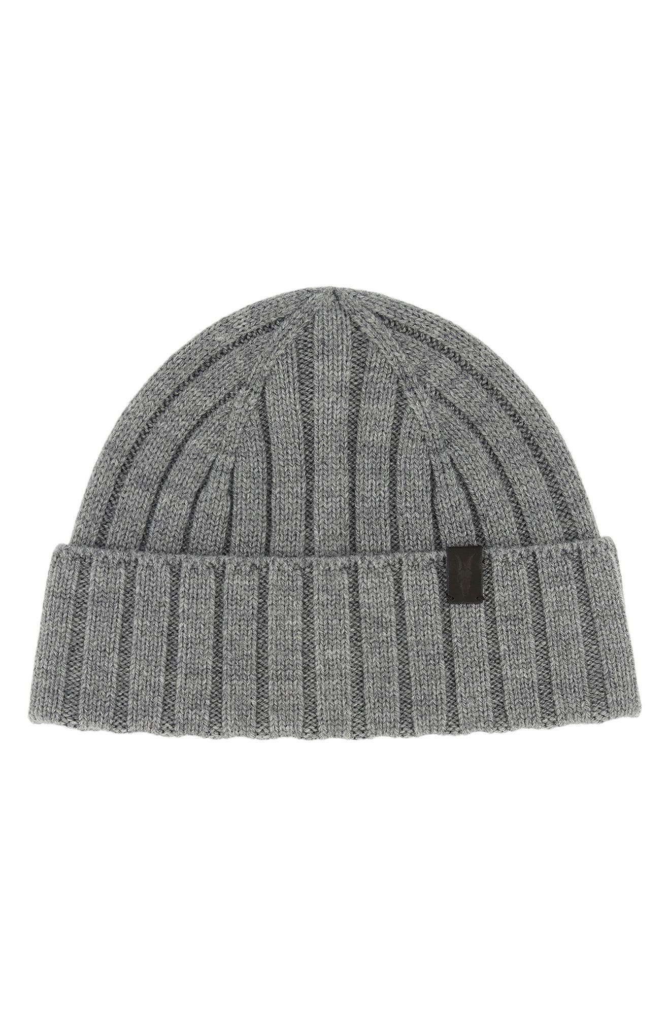 mens branded beanie