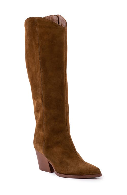 Begging You Pointed Toe Boot in Cognac