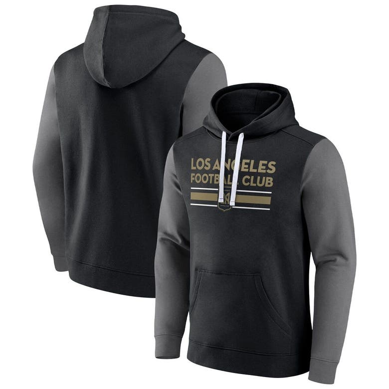 Shop Fanatics Branded Black Lafc To Victory Pullover Hoodie