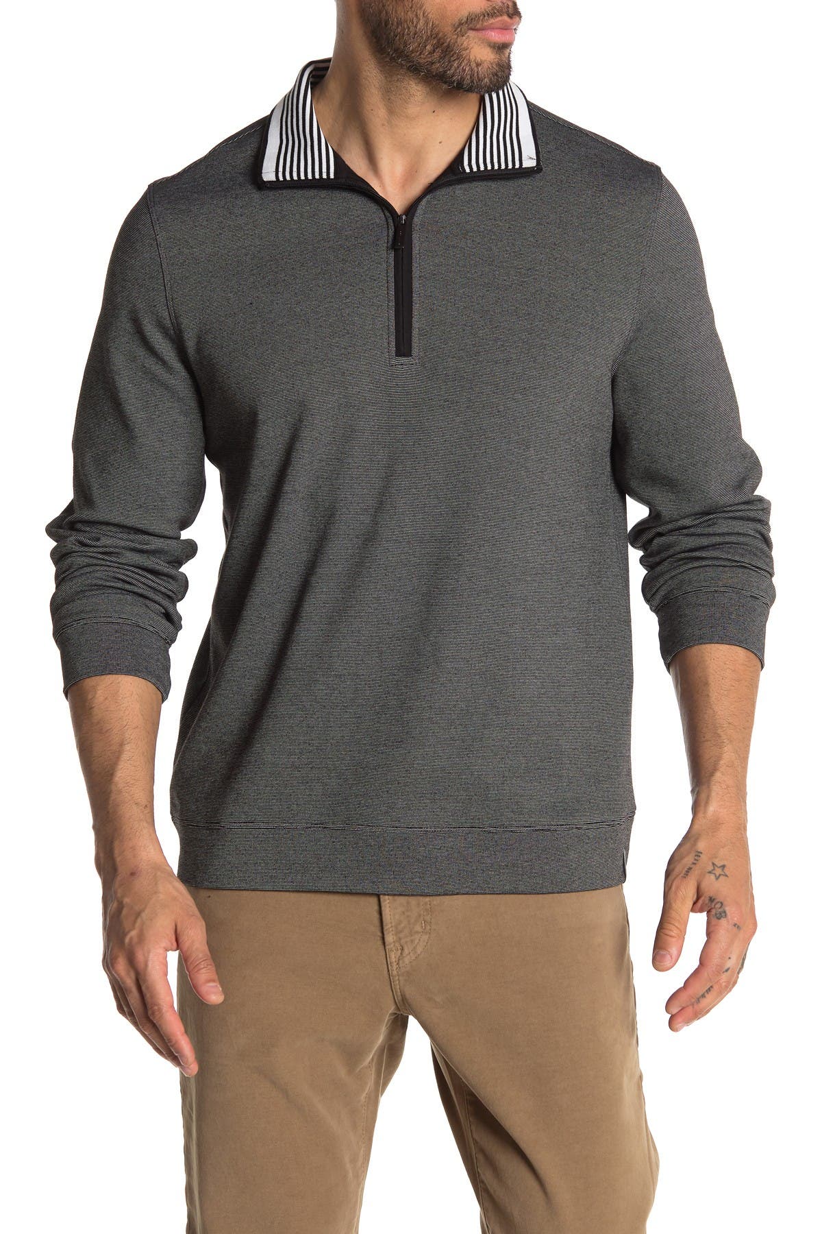 perry ellis quarter zip sweater