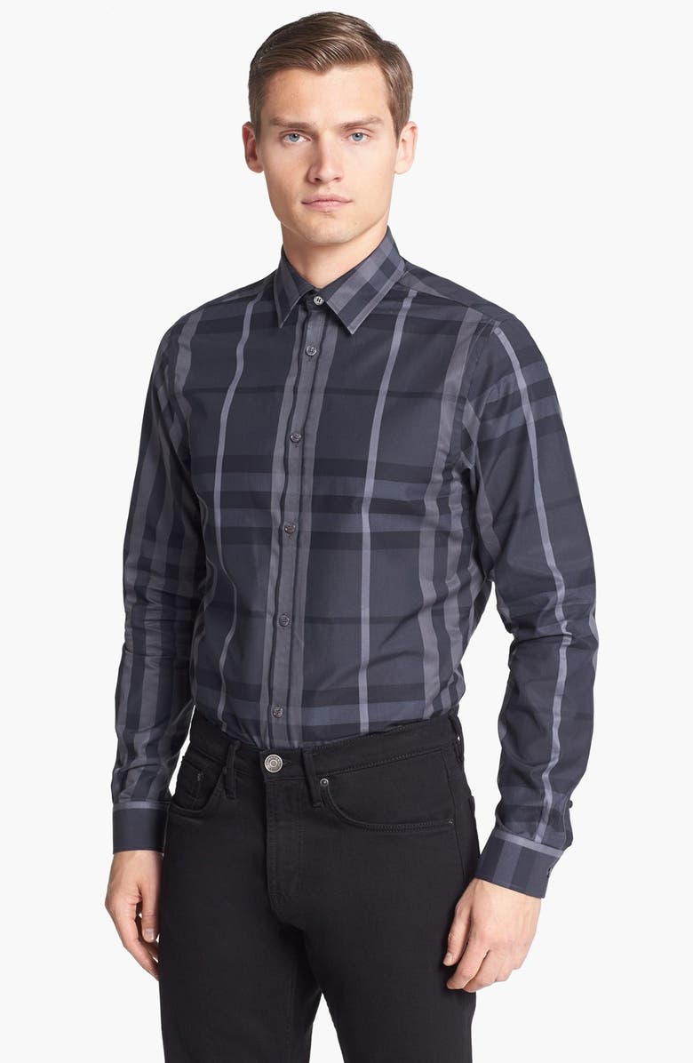 Burberry London 'Treyforth' Tailored Fit Check Shirt | Nordstrom