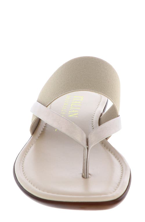 Italian Shoemakers Felia Flip Flop In Taupe