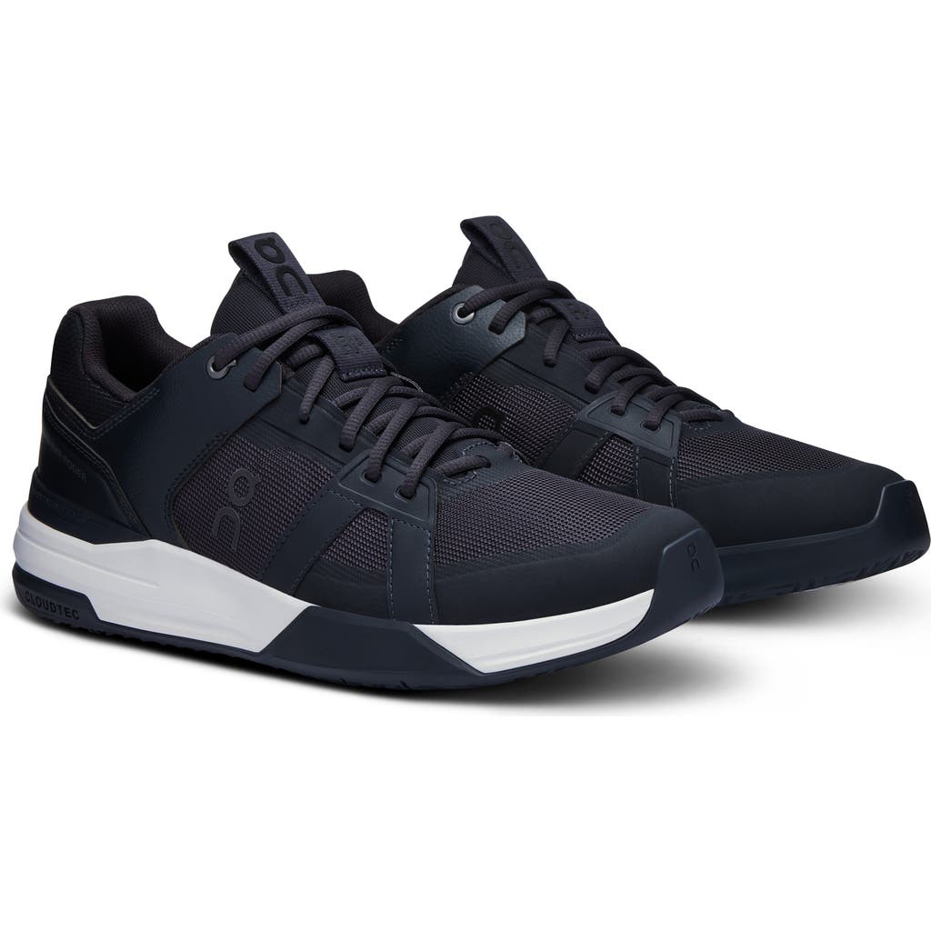 On The Roger Clubhouse Pro Tennis Sneaker In Black/white