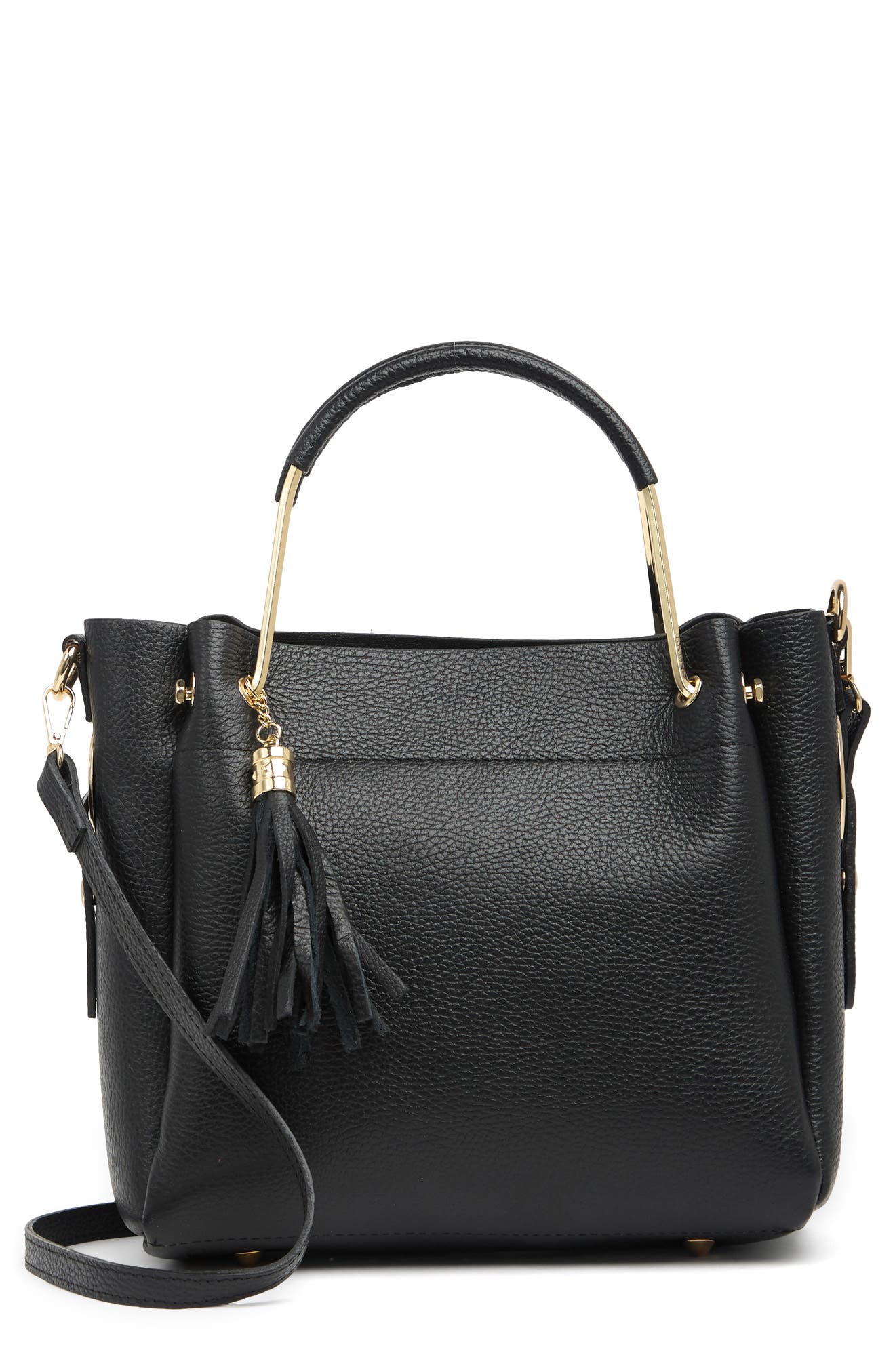 Carla Ferreri Top Handle Leather Tote Bag In Nero | ModeSens