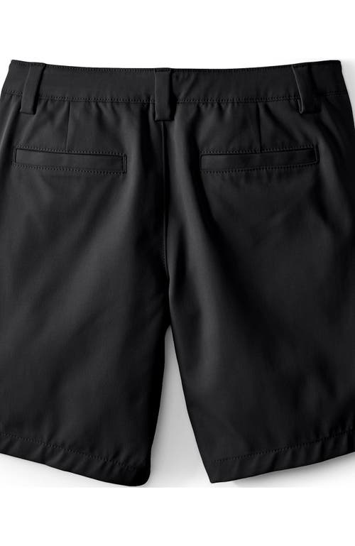 Lands' End School Uniform Girls Active Chino Shorts In Black