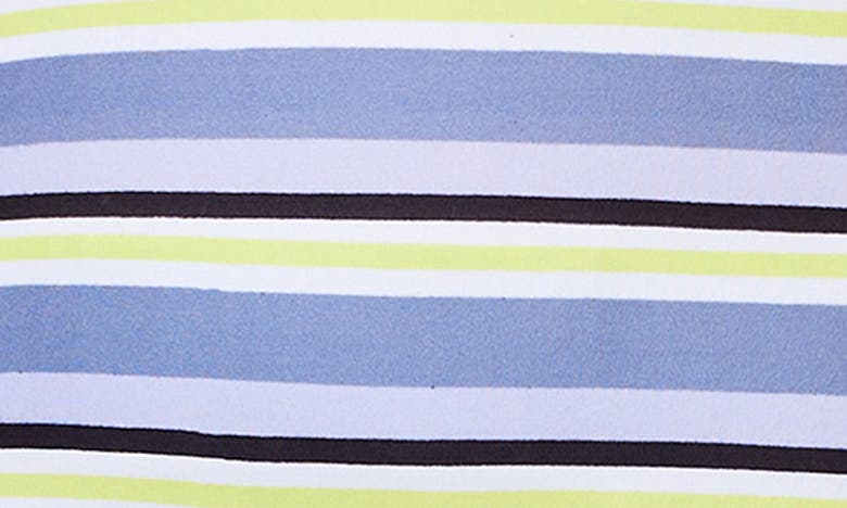 Shop Nz Active By Nic+zoe Easy Stripe Flow Fit Long Sleeve Top In Blue Multi