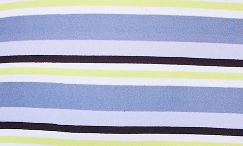 Nz Active By Nic+zoe Easy Stripe Flow Fit Long Sleeve Top In Blue Multi
