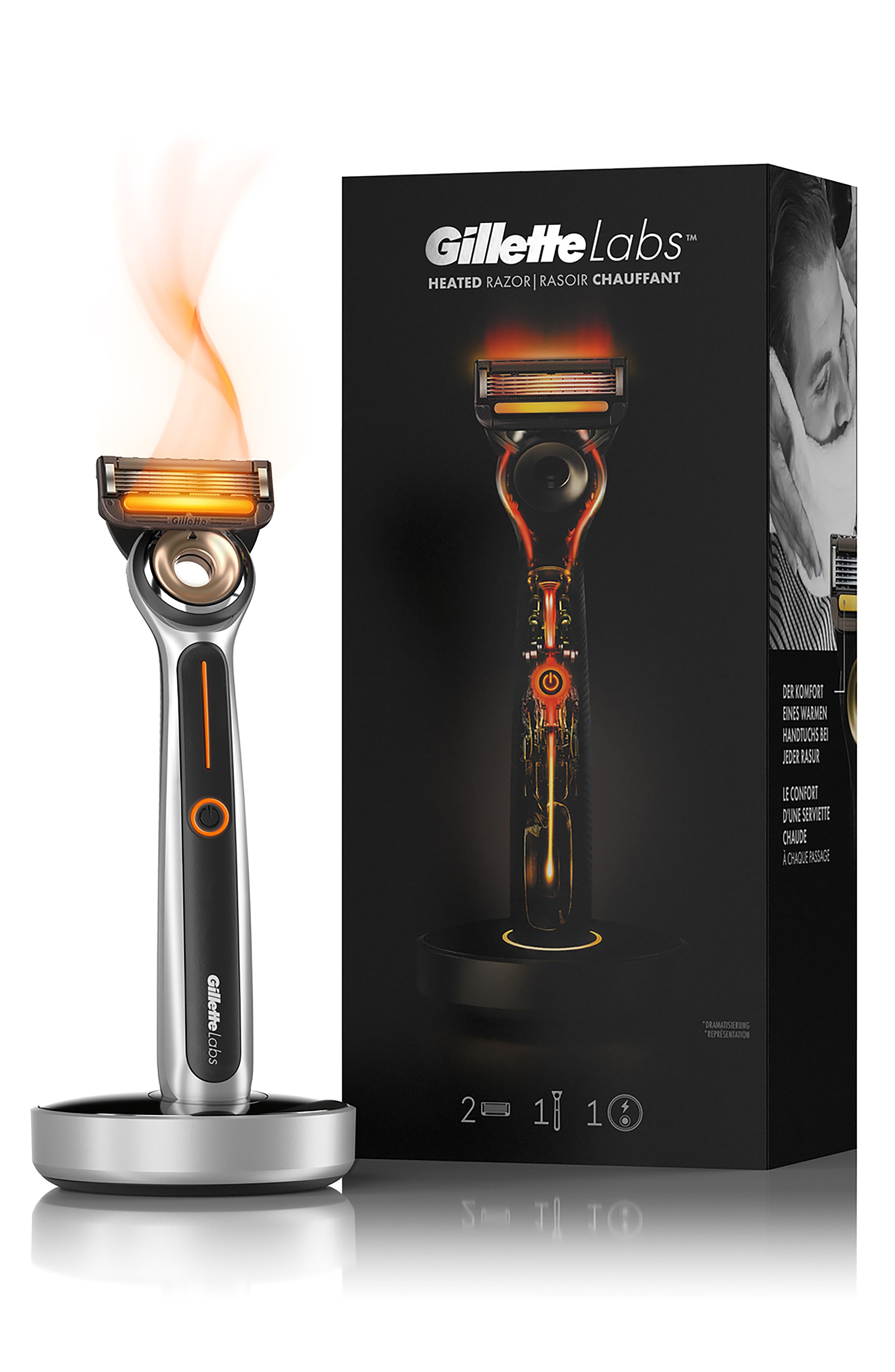 the art of shaving heated razor