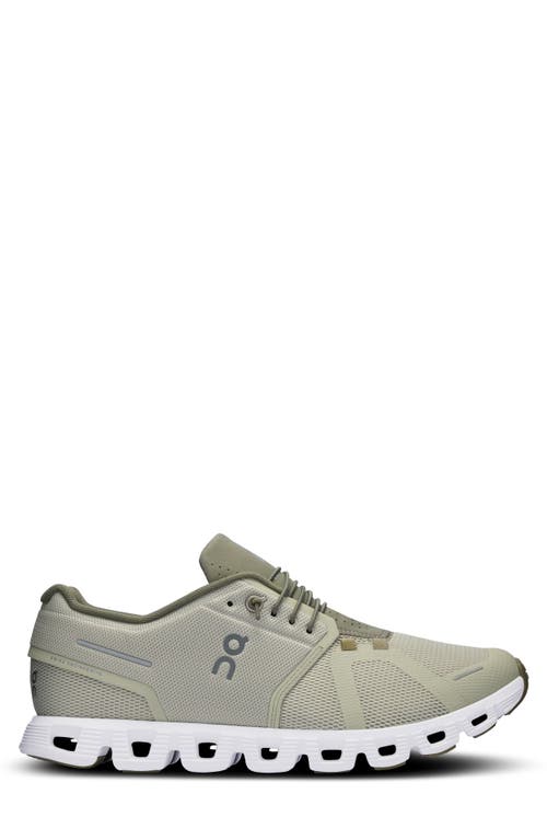 On Cloud 5 Running Shoe In Chalk/grove