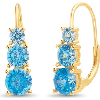Lesa Michele Cubic Zirconia Drop Earrings