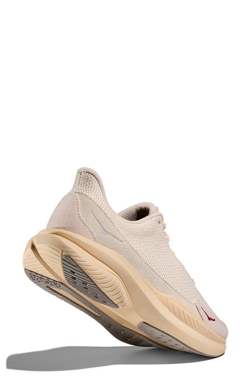 Shop Hoka X Reformation Mach 6 Ls Sneaker In Eggnog/shortbread