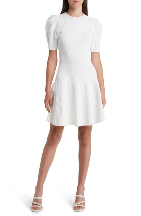 Puff Sleeve White Dresses | Nordstrom