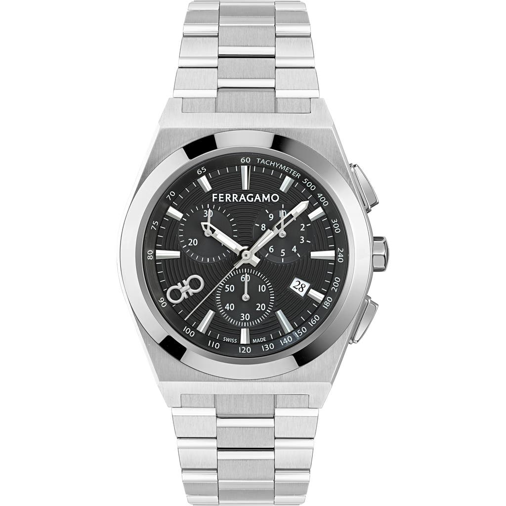 Ferragamo Gancini-dial 42mm In Stainless Steel