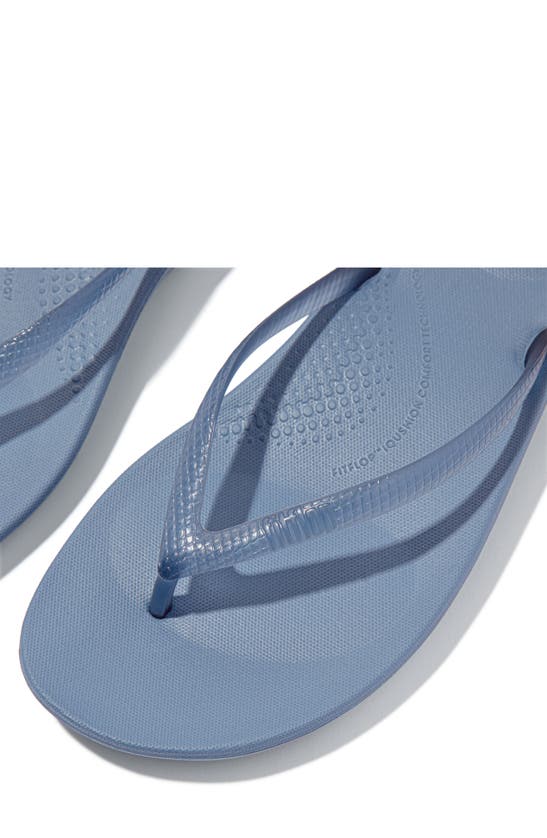 Shop Fitflop Iqushion Flip Flop In Sail Blue