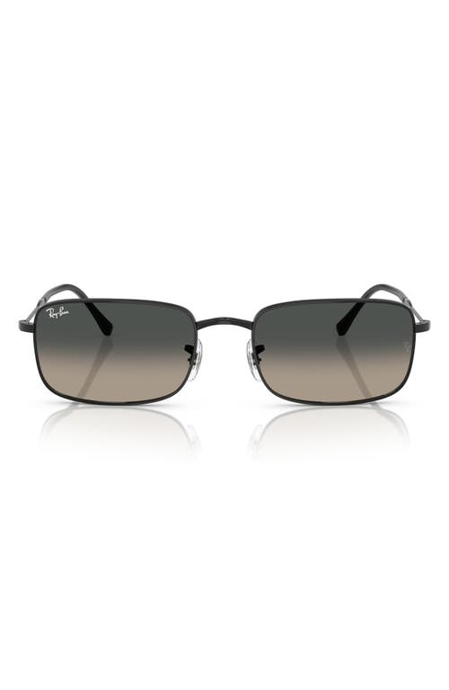 Ray Ban Rb3746 Sunglasses Black Frame Grey Lenses 56-20 In Black