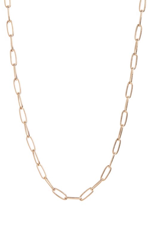 Nordstrom Paperclip Chain Necklace in Gold at Nordstrom