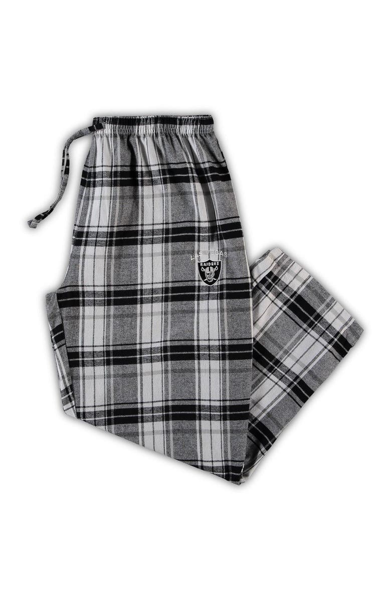 CONCEPTS SPORT Women's Concepts Sport Black/Gray Las Vegas Raiders Plus  Size Plaid Accolade Pajama Pants | Nordstrom