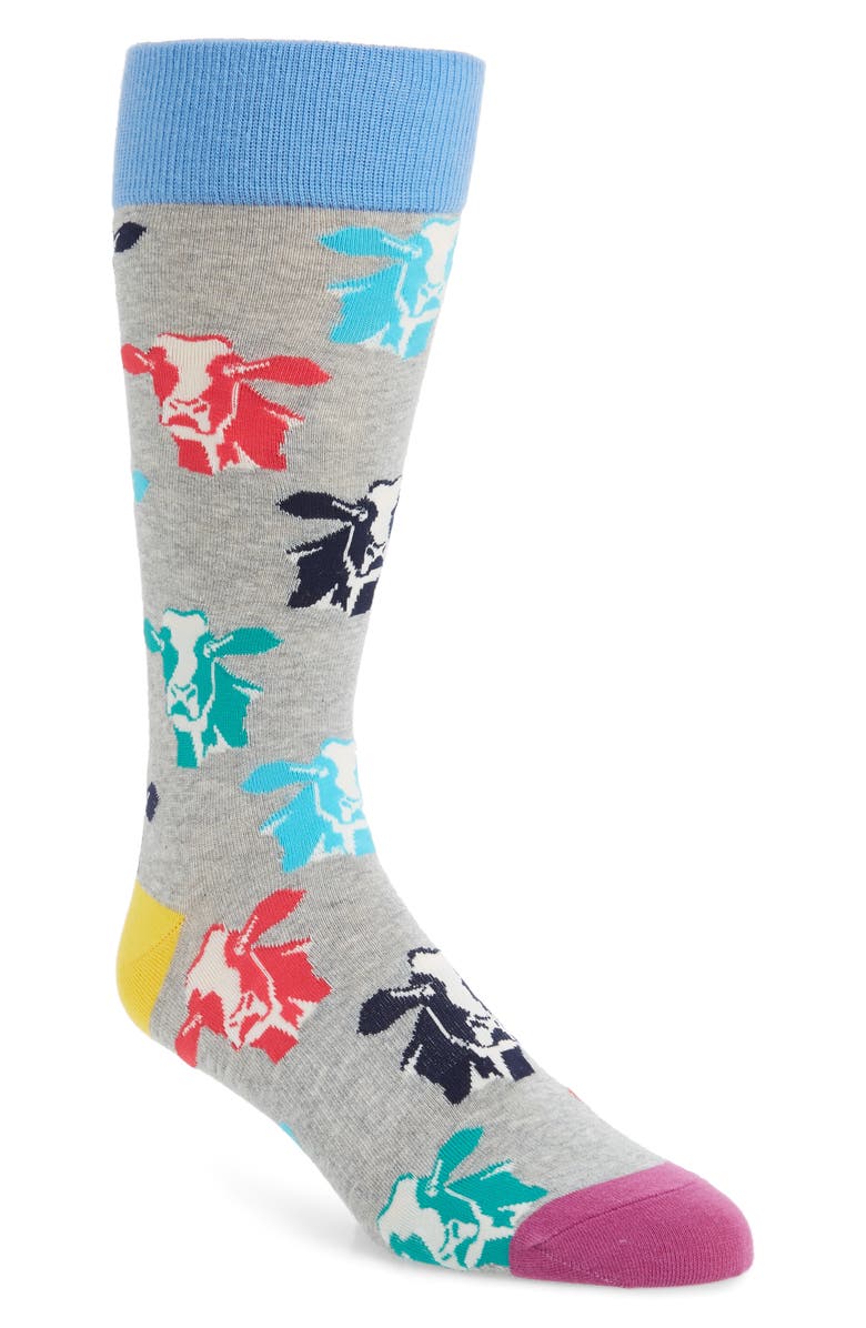 Fun Socks Cow Socks (Any 3 for $30) | Nordstrom