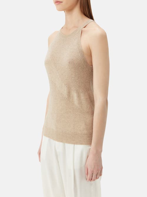 Gobi Mongolian Cashmere Organic Color Cashmere Top In Warm Grey