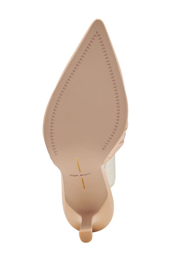 Shop Dolce Vita Kairi Pointed Toe Mule In French Vanilla Leather