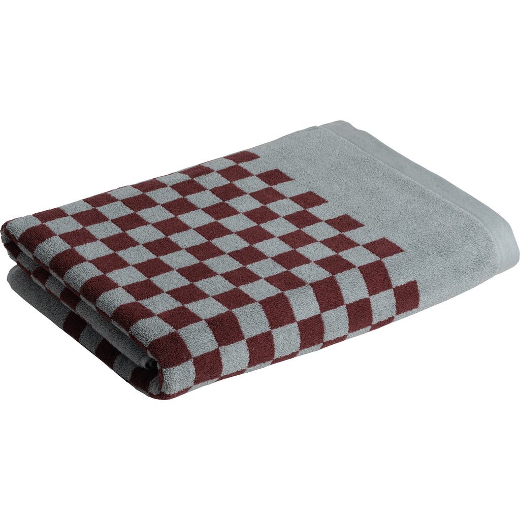 Baina Roman Organic Cotton Pool Towel In Cement/rhus