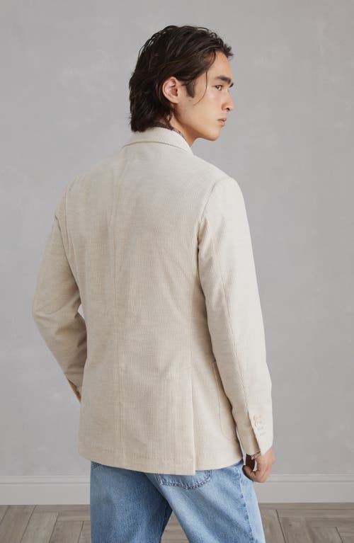 Shop Brunello Cucinelli Uconstructed Blazer In Beige