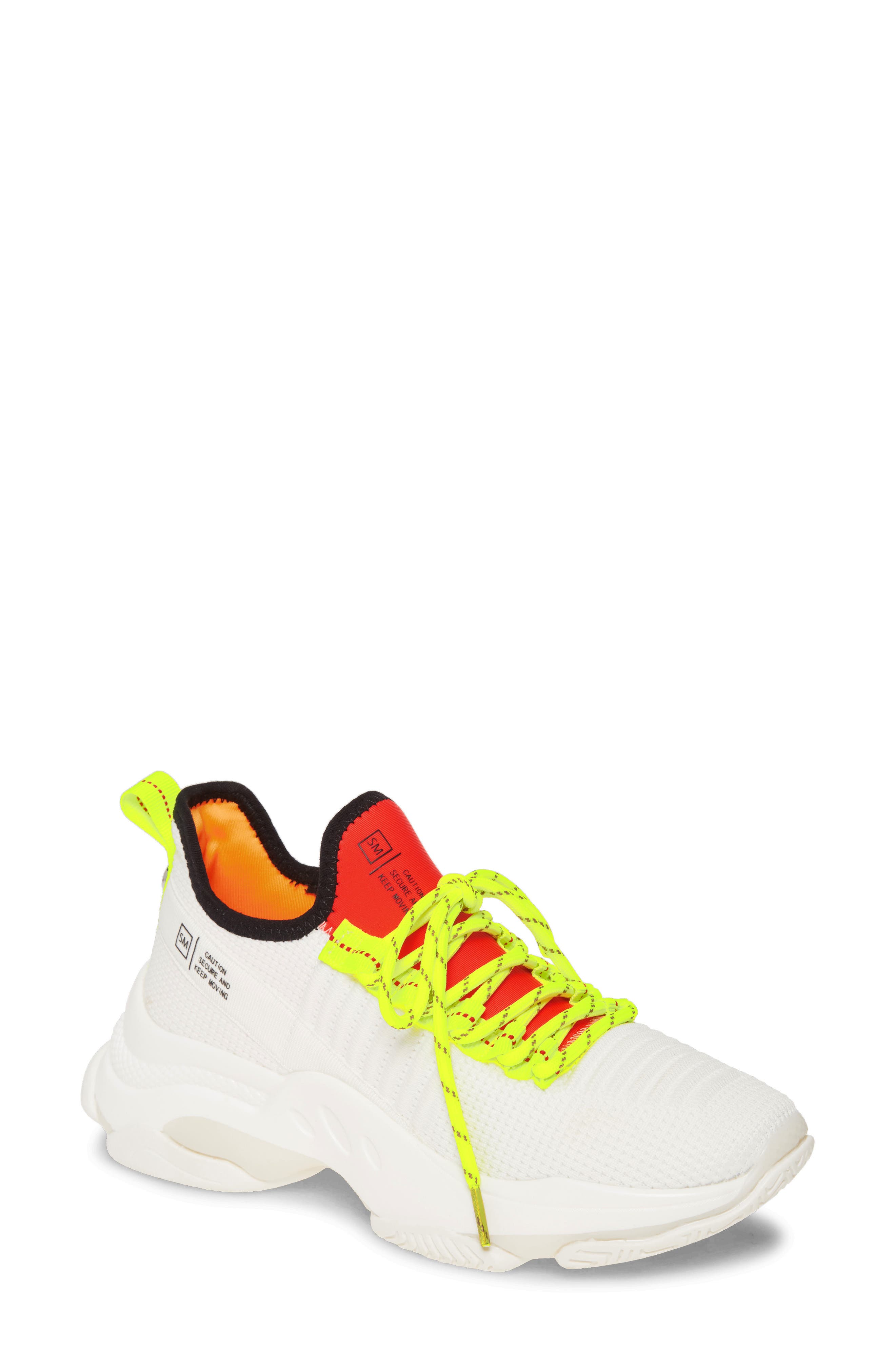 steve madden neon sneakers