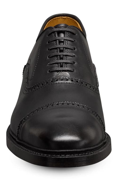 Allen Edmonds Murray Cap Toe Oxford In Black