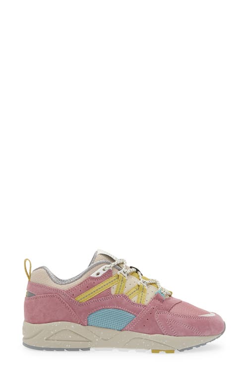 Shop Karhu Gender Inclusive Fusion 2.0 Sneaker In Lilas/golden Green