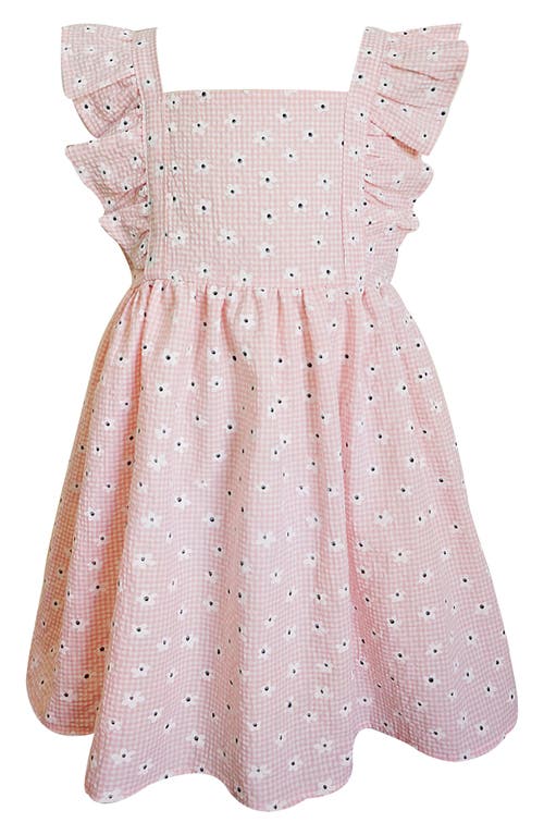 Popatu Daisy Pinafore Dress Pink at Nordstrom,