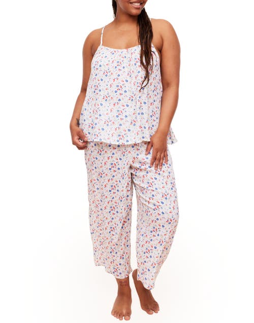 Shop Adore Me Scout Pajama Cami And Pants Set In Floral White