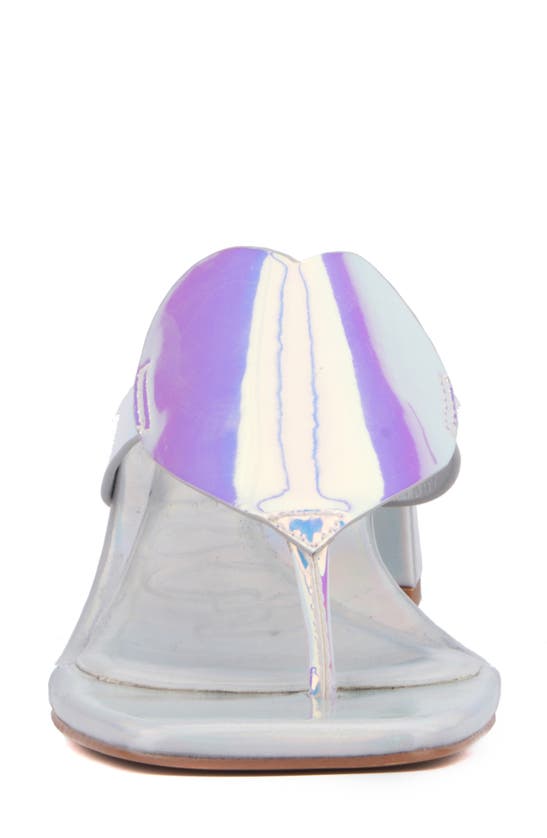 Olivia Miller Lover Gurl Sandal In Iridescent