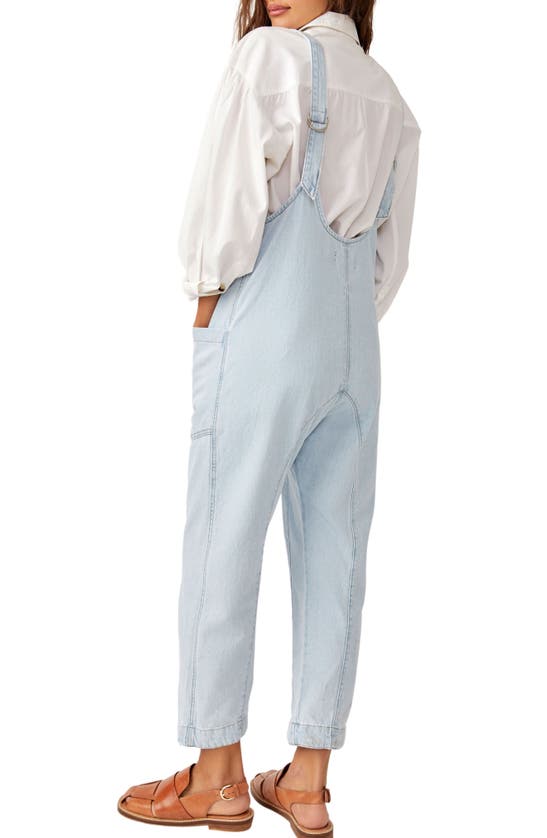 Shop Free People High Roller Denim Jumpsuit In Whimsy